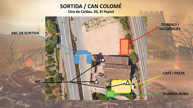 mapa sortida trail mitja del castell 2016